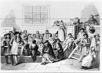 First Meeting of the Quakers in America