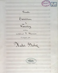 First Page of the Sheet Music for Waverley Opus 1, Overture