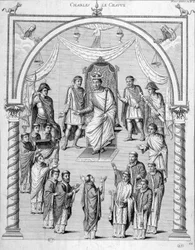 France in the 9th century: Charles II Le Bald (823-877)