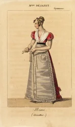 French Soprano Mlle Virginie Dejazet as Mimi in the One-act Vaudeville 