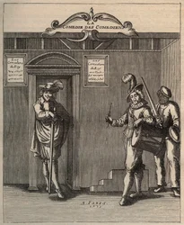 Frontispiece of The Comedy of Comedians, Poem of New Invention by Georges de Scudery, 1635