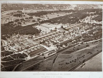 General view of the 1873 World Exhibition in Vienna