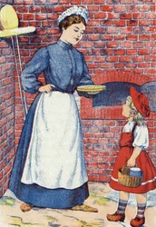 Go Take That Cake and That Pot of Butter to Your Grandmother. Illustration for 