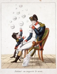 Gone with the Wind: Napoleon Making Soap Bubbles from Tuscany, Switzerland, Holland, Naples, Rome, Spain and Europe - in 