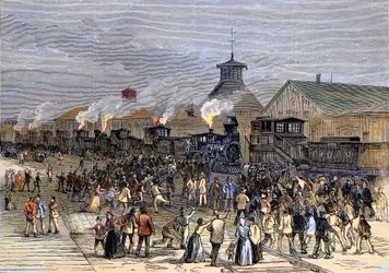 Great Railroad Strike in 1877, Blockade of Engines at Martinsburg, West Virginia