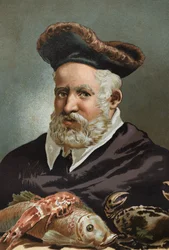 Guillaume Rondelet, Naturalist and French Medicine (1507-1566). After La Ciencia y sus Hombres by Louis Figuier. Barcelona 1881