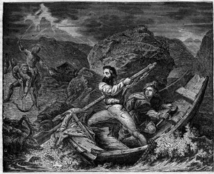 William Tell rescuing Baumgartner