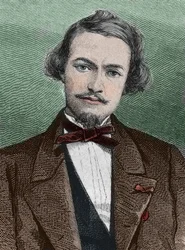 Henri Duveyrier (1840-1892), French explorer - portrait of Henri Duveyrier orientalist, French traveler and geographer
