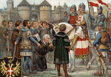 Rudolph of Habsburg Taking Possession of Vienna (1276)