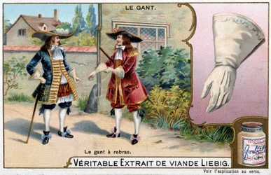 History of the glove: the glove as a rearm - Liebig chromolithography