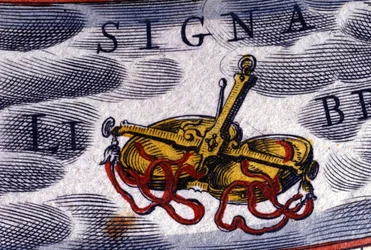 Horoscope: sign of the zodiac, Libra. 16th century engraving.