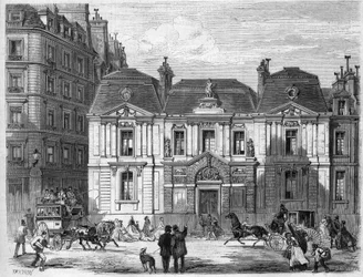Hotel Carnavalet in the street that was then called Culture Sainte Catherine in Paris today Musee Carnavalet rue de Sevigne in the Marais district