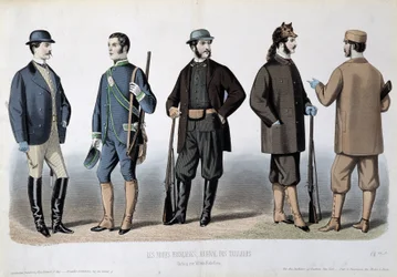 Hunting outfits, Le Journal des tailors