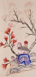 Bird and Flower Painting