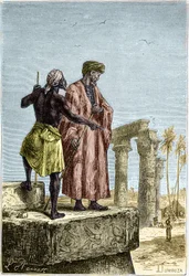 Ibn Battuta (1307-1377) in Egypt - in 