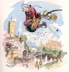 Illustration by Albert Robida in 