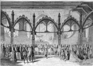 Imperial Theatre of the Comic Opera: Scene IV, Act II of the opera 