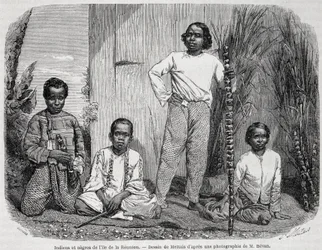 Natives of the Island of Reunion - in “Le Tour du Monde”