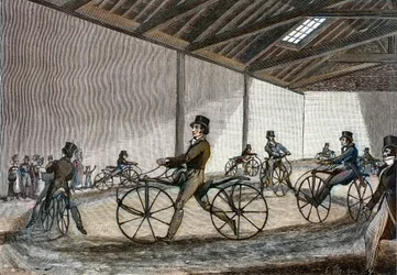 Internal View of the Manege for Hobby Horse