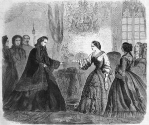 Interview of Empress Eugenie and Queen Victoria at Windsor Castle on December 3