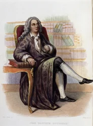 Jean Baptiste (Jean-Baptiste) Rousseau (1670-1741), French poet - in 