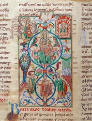 Jesse Tree Surrounds Symbols of Virginity