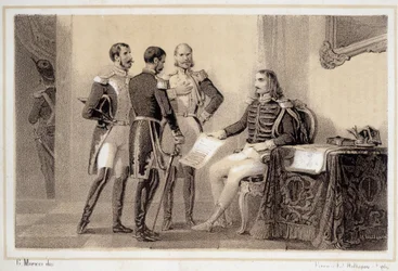 Joachim Murat (1767-1815) Who Presented to His Generals the Program to the Italians - in 