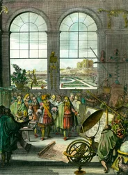 King Louis XIV Visits the Paris Observatory Site
