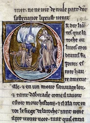 King Modreius. Manuscript: Conquest of the Saint Grail, written 717 years after the passion of our lord