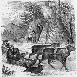 Lapps and Their Sleigh