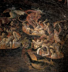 Last Judgment: The Damned to the Underworld Tormented by Demonic Creatures (detail)