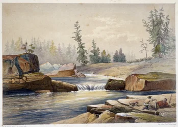 The Papineau Falls - in 