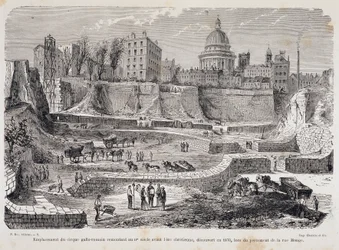 Location of the Gallo-Roman Circus Dating Back to the 3rd Century Before the Christian Era, Discovered in 1870, During the Drilling of Rue Monge