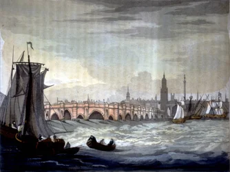 London Bridge and Southwark Cathedral, England