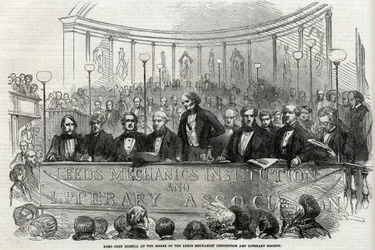 Lord John Russell (1st Earl Russell) (1792-1878) At The Soiree Of The Leeds Mechanics
