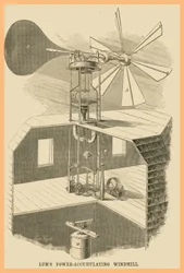 Lums Power-Accumulating Windmill
