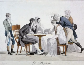 Lunch - engraving