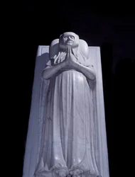 Lying of the Nun Blanche de France