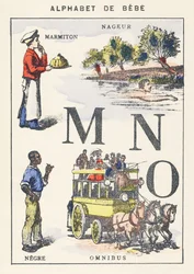 M N W: Pot, Swimmer, Negro, Omnibus
