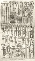 Manufacture of Adolphe Sax, inventor of the Saxophone (1814-1894)