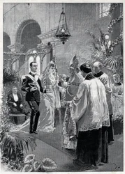 Marriage between Helene d