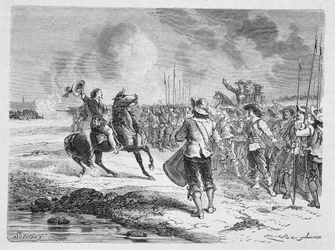 Mazarin stopping the two armies