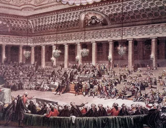 Meeting of the Constituent Assembly on the Night of August 4, 1789 for the Abolition of Privileges