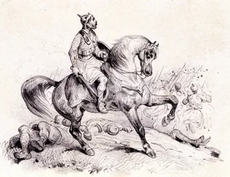 Merovee beats the Huns