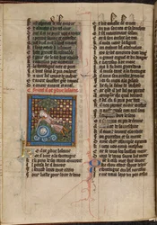 Miniature of Narcissus Admiring His Reflection in a Fountain, from 