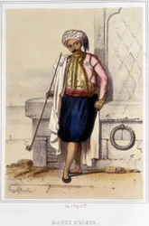 Moor of Algiers during the second half of the 19th century
