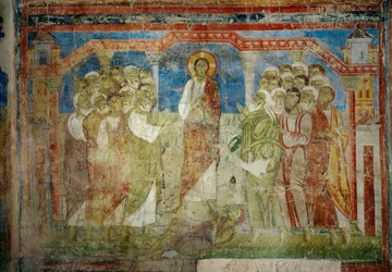 Murals in the Church of the Benedictine Monastery of Lambach, Upper Austria