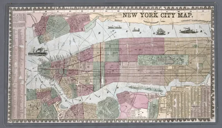 New York City Map, Extracted from Phelps