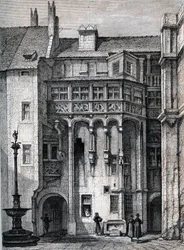 Nuremberg Town Hall Courtyard (engraving)