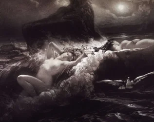 Nymphs - lithography